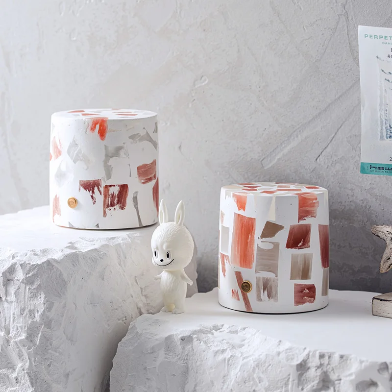 Прозрачный пластырь ручной работы со сломанным светом кубик сахара конфеты