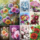 Алмазная 5D картина сделай сам, Набор для вышивки крестиком с цветами, розами, полная выкладка, мозаика, картина Стразы, домашний декор, подарок