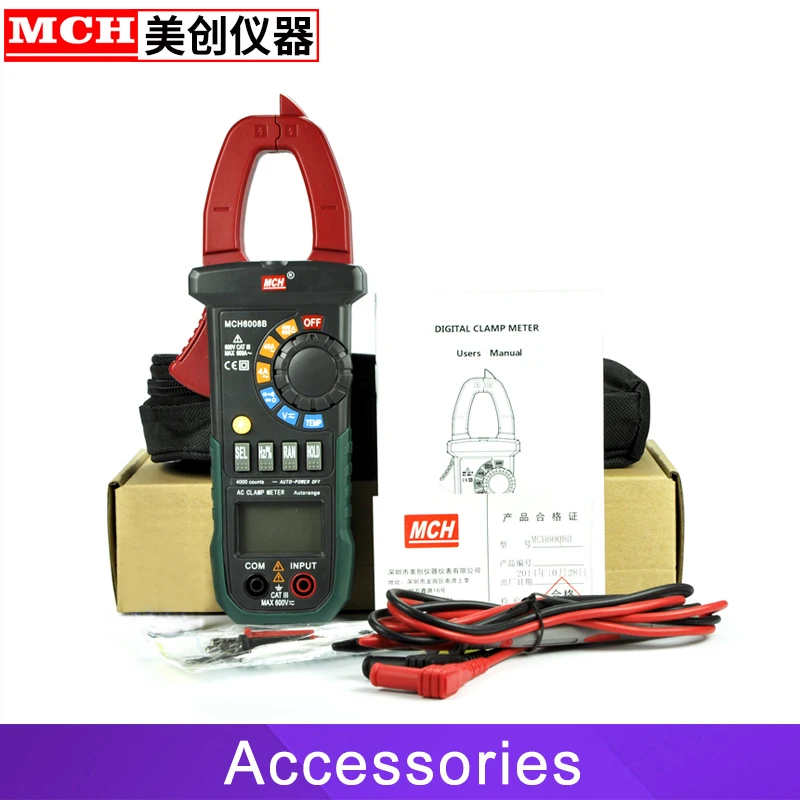 Высокоточный цифровой зажим измеритель мощности|Измерители тока| |