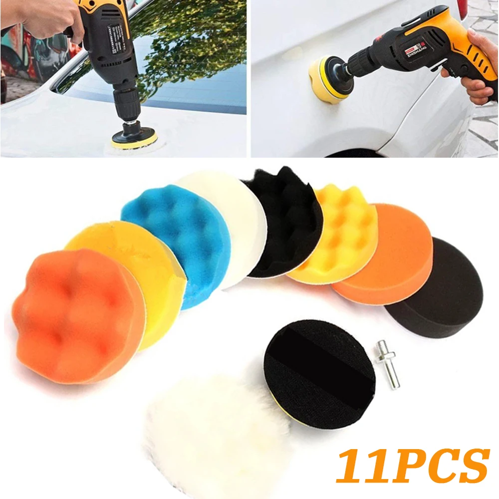 Диск полировальный автомобильный самоклеящийся 3/5 дюйма для полировки воска |