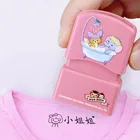 WhatIlife Bady Имя штамп Cutomize одежда Студенческая школьная сумка для ноутбука с милым рисунком; Название раздела подарки чернильная печать