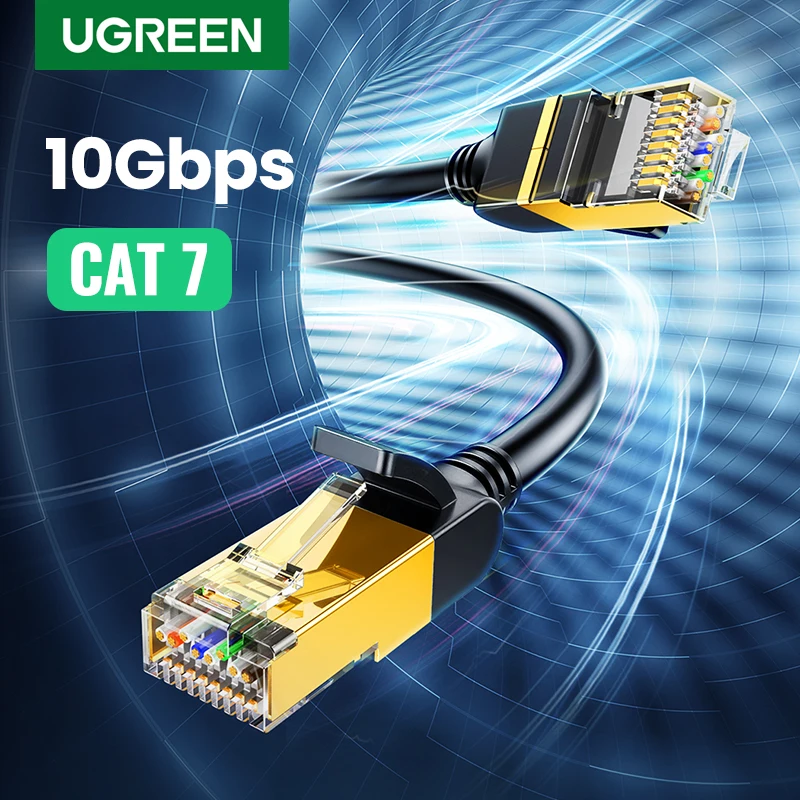 UGREEN Ethernet Cable RJ45 Cat7 Lan Cable FTP RJ 45 Network Cable for Cat6 Compatible Patch Cord for Modem Router Cable Ethernet