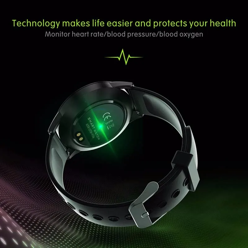 HD Full Press Screen Smart Watch Men Heart Rate women's watches Blood Pressure Wristwatch Clock IP67 Waterproof For IOS Android |