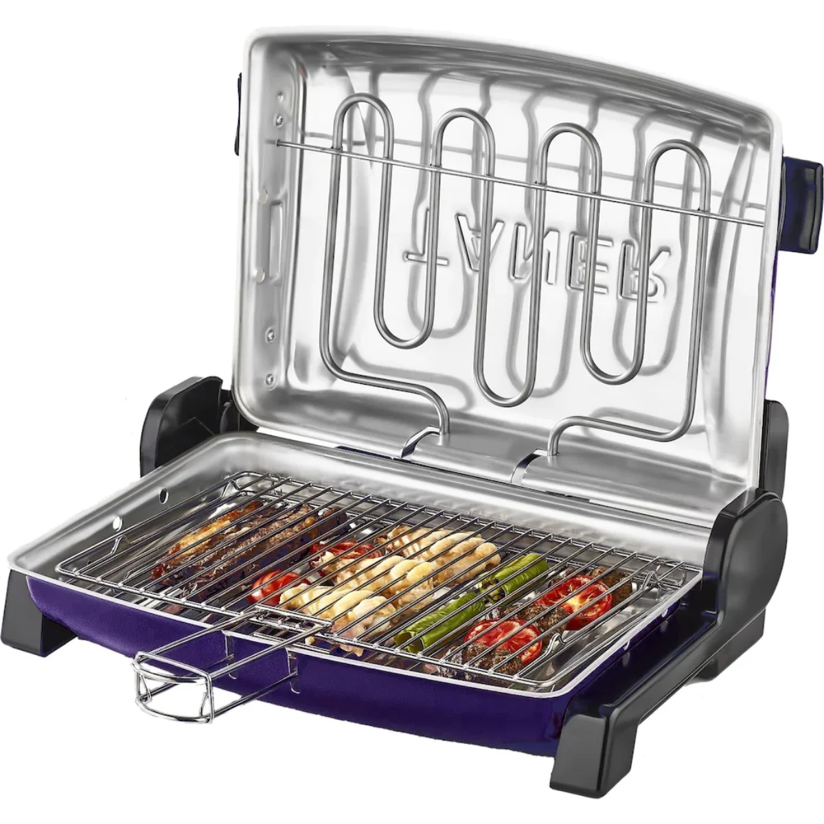 double wire electric grill light aluminium barbeque infrared smokeless nonstick indoor outdoor kitchen chefs bbq cooking free global shipping