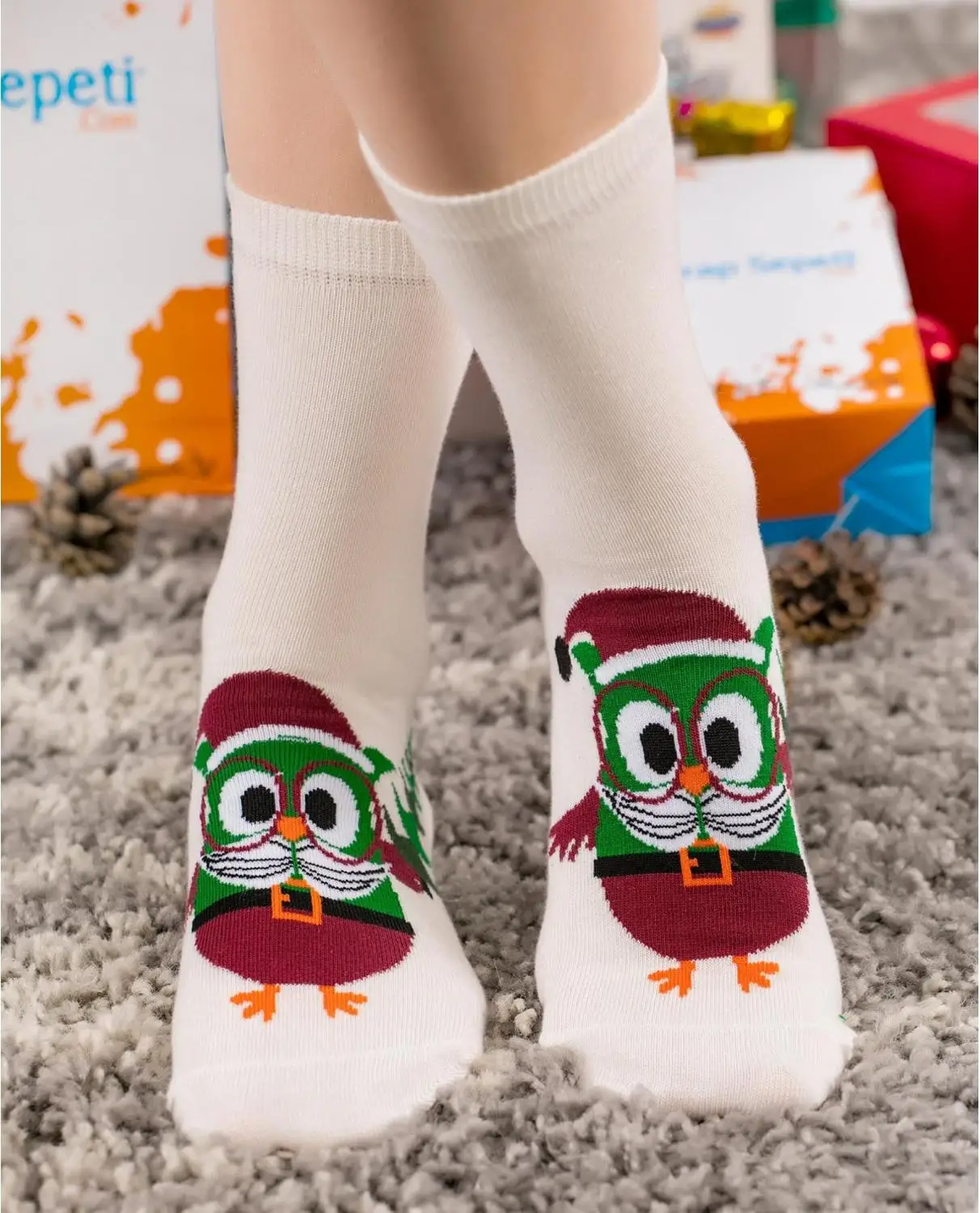 

owl pattern Socket Socks tight hosiery hose stocking happy socks