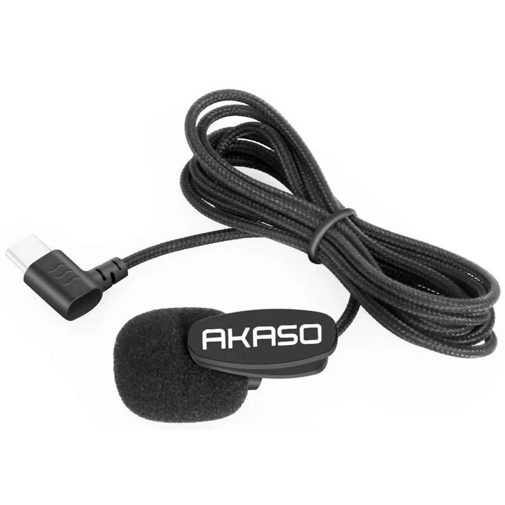 Внешний микрофон AKASO Brave 6 Plus большой звук для экшн-камеры аксессуары только