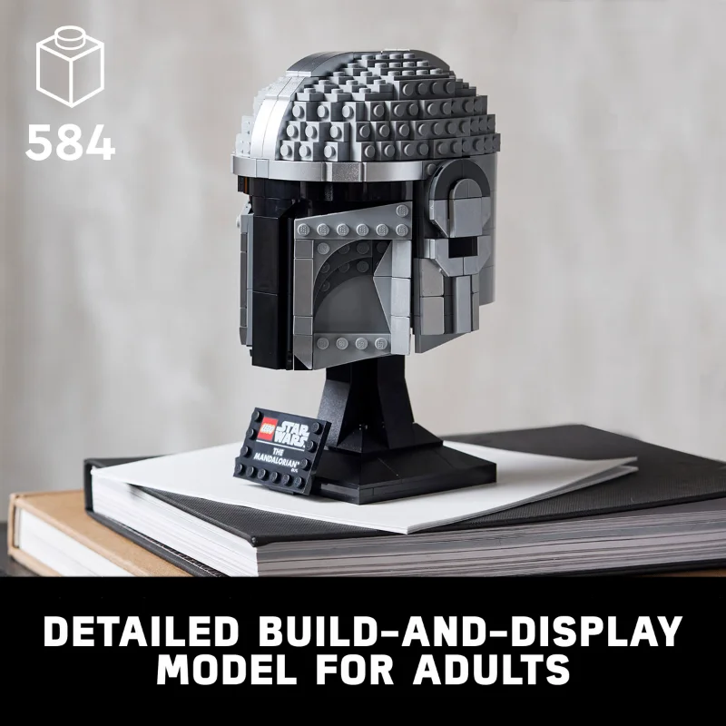 Lego Звездные войны шлем Мандалора 75328 строительные блоки комплект коллекционеров
