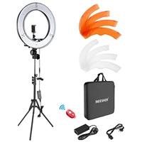 neewer led ring light kit 18 inch ring lamp photo light ring for youtube makeup studio photography ringlight with light stand