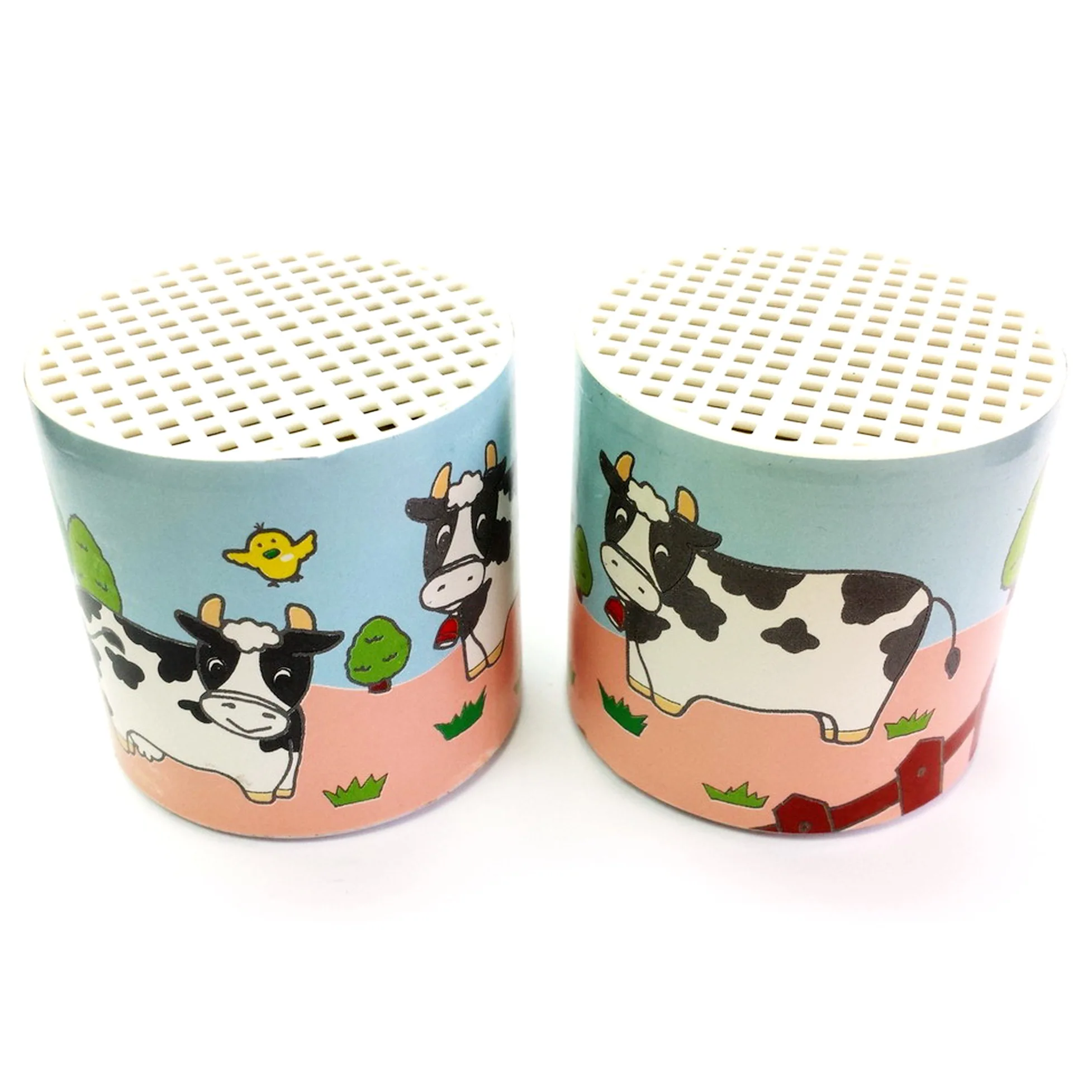 1 pc Deluxe Cow Box Moo Sound Voice Can Noise Maker Birthday Party Toy Favors Novelty Clown Gag Jokes Hallloween Christmas