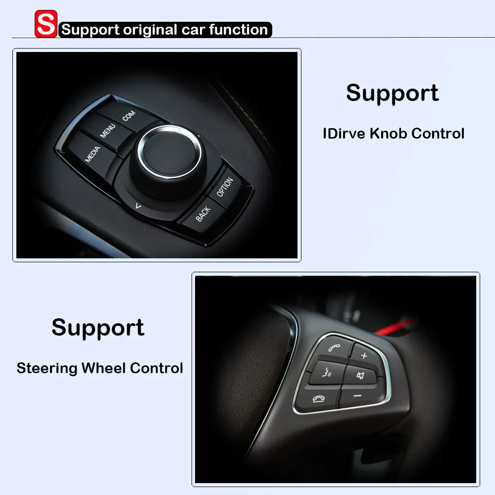 Беспроводной Apple CarPlay для BMW F20 F21 F22 F23 F45 серии 1 2 2011-2016 CIC NBT с AirPlay Android Mirror Link