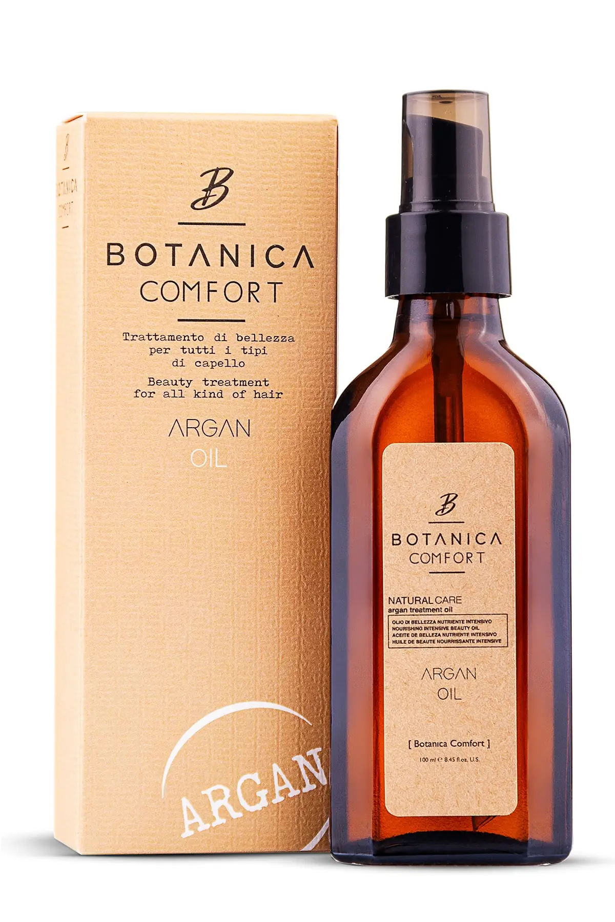

Botanica Comfort Argan Care Oil Быстрорастущие и поврежденные волосы 100 мл Средства по уходу за волосами без смывания Эссенция против выпадения волос