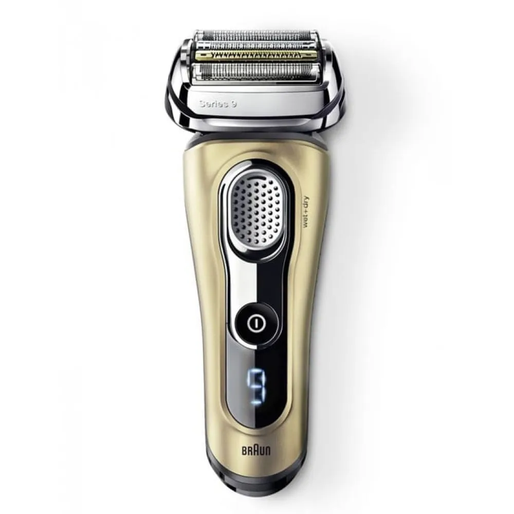 Электробритва Braun Series 9 9299s Gold с зарядной станцией и кожаным футляром | Бытовая
