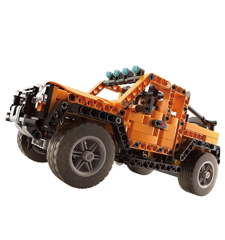 Конструктор COGO Technic 5800 Джип оранжевый | Игрушки и хобби