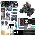 LAFVIN Мини Танк робот умный робот автомобильный комплект для Arduino UNO DIY робот образование Программирование Обучающий набор с учебником