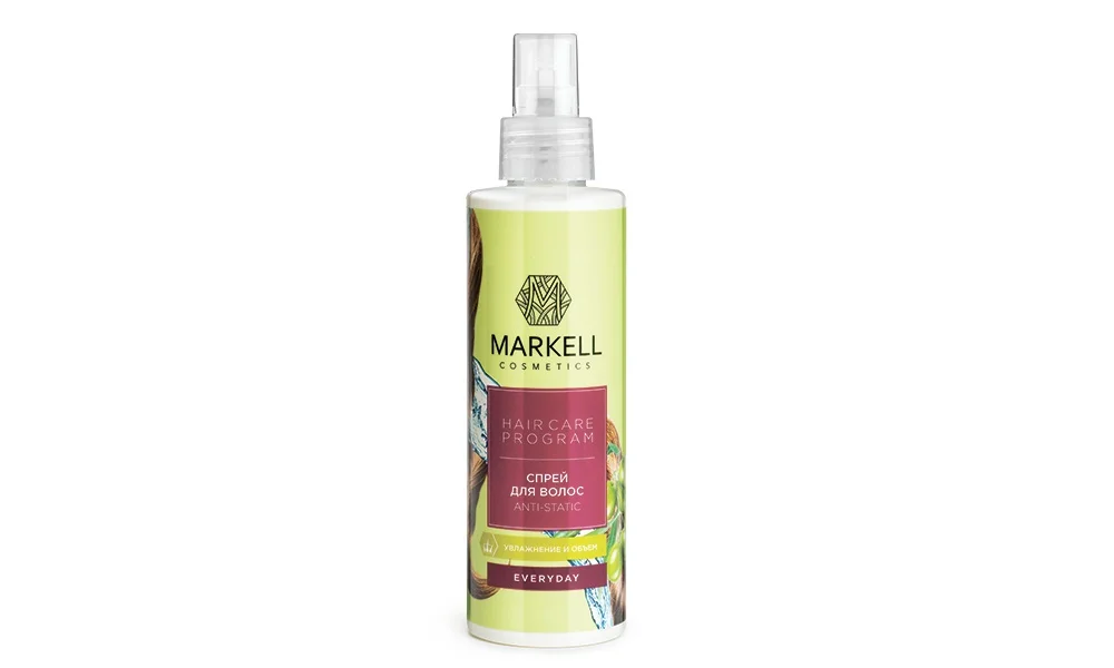 Спрей для волос ANTI-STATIC HAIR CARE PROGRAM 200 мл MARKELL антистатический эффект | Красота и