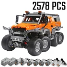 Строительные блоки MOULD KING 13088 APP, высокотехнологичный автомобиль-внедорожник Avtoros, шаман 8x8, Сибирь, внедорожник, автомобиль 5360, игрушка, подарок на день рождения