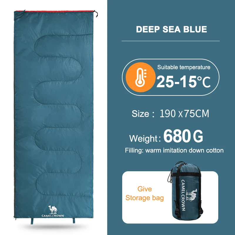 

Goldencamel Camping Sleeping Bags Ultralight Waterproof Envelope Backpacking Sleeping Bag for Outdoors Hiking Free Shipping 여름침낭