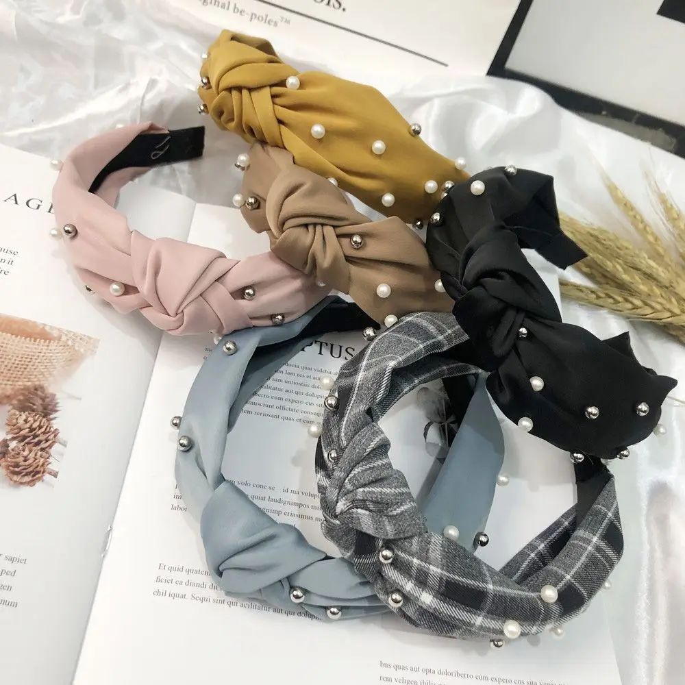 Женская повязка на голову с узлом 1 шт.|Заколки для плетения кос| |