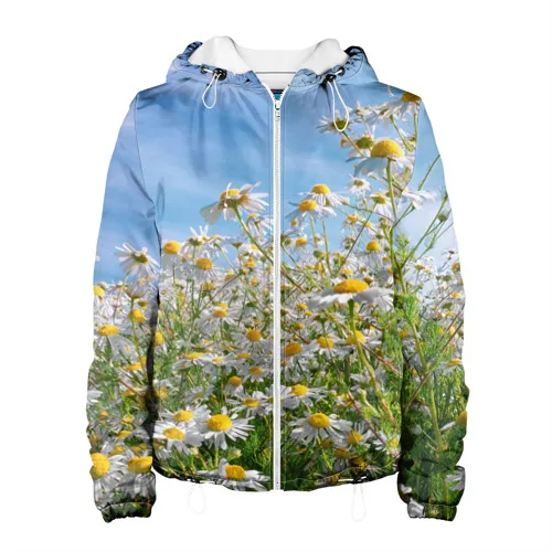 Women's jacket 3D chamomile paradise | Женская одежда