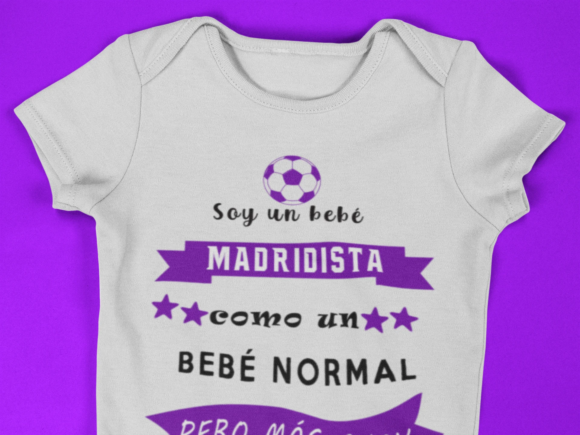 Madrid - Body Madridista-i Am A Madridist Baby Like A Normal But Cooler  Baby-bodis Football Teams-free And Fast Shipping From Spain - Bodysuits -  AliExpress