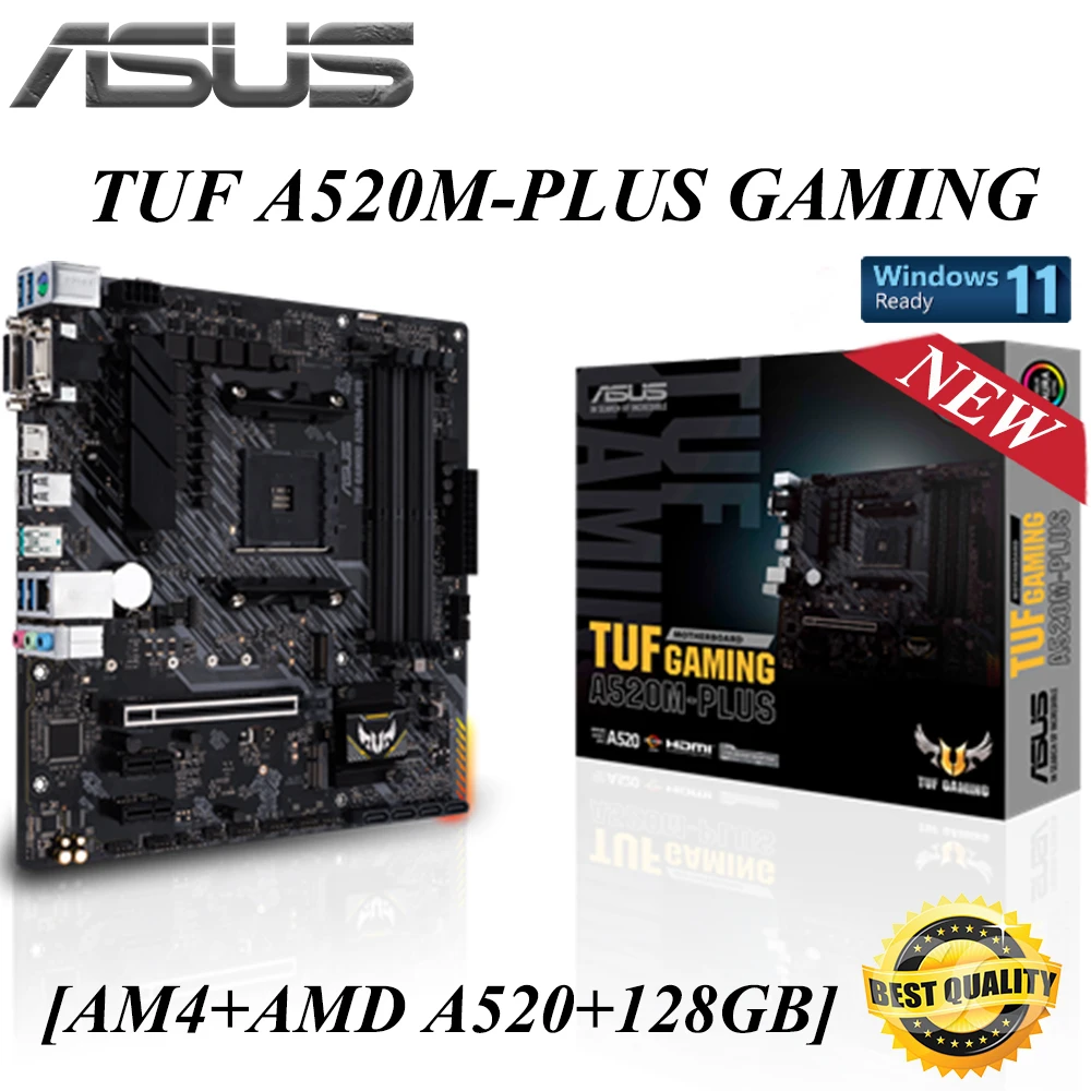 

Разъем AM4 Asus TUF B450-PLUS GAMING II материнская плата DDR4 4400OC HDMI 2.0 поддержка Ryzen 5000 AMD B450 Настольный плакат-мама AM4 Новинка