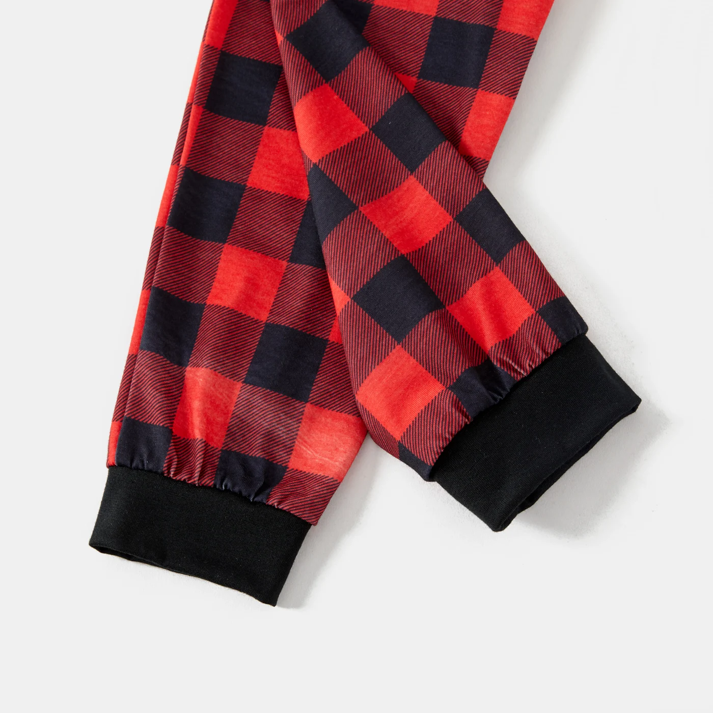 Пижамный комплект для всей семьи PatPat с длинным рукавом рождественским принтом в