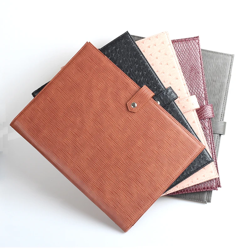 XMESSUN Модные индивидуальные папки для файлов сумка ноутбука с вышитыми змеиными