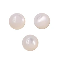 5pcs natural shell white mother of pearl dome cabochons round shape 461214mm for making jewelry diy pendant ring earrings