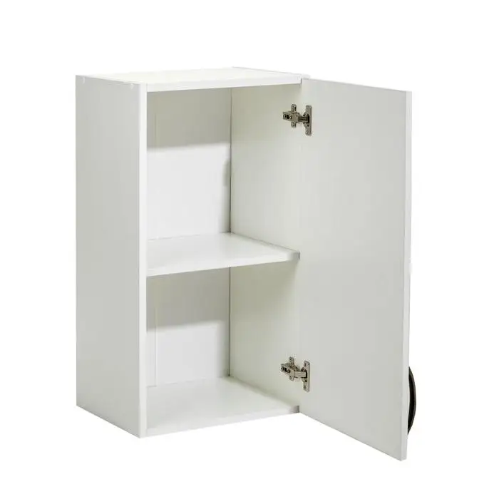 Шкаф навесной Велес однодверный 400х320х720 белый/сандал белый |