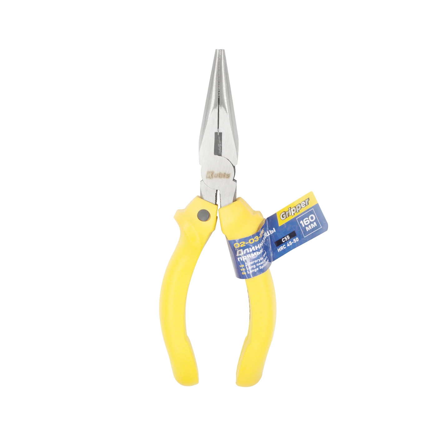Длинногубцы прямые Kubis Gripper 160 мм C55 HRC 45-50 | Инструменты