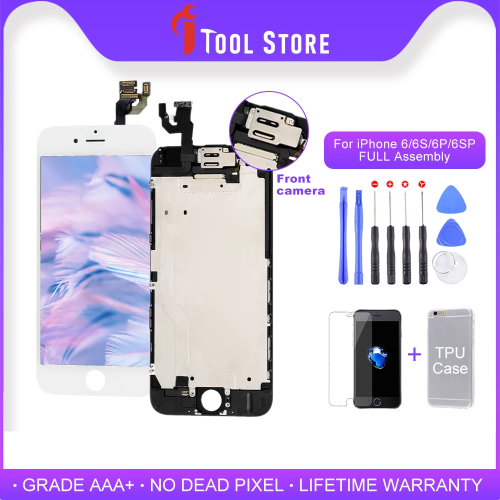 ЖК-дисплей класса AAA + для iPhone 6 6S Plus с 3D сенсорным экраном дигитайзер в сборе