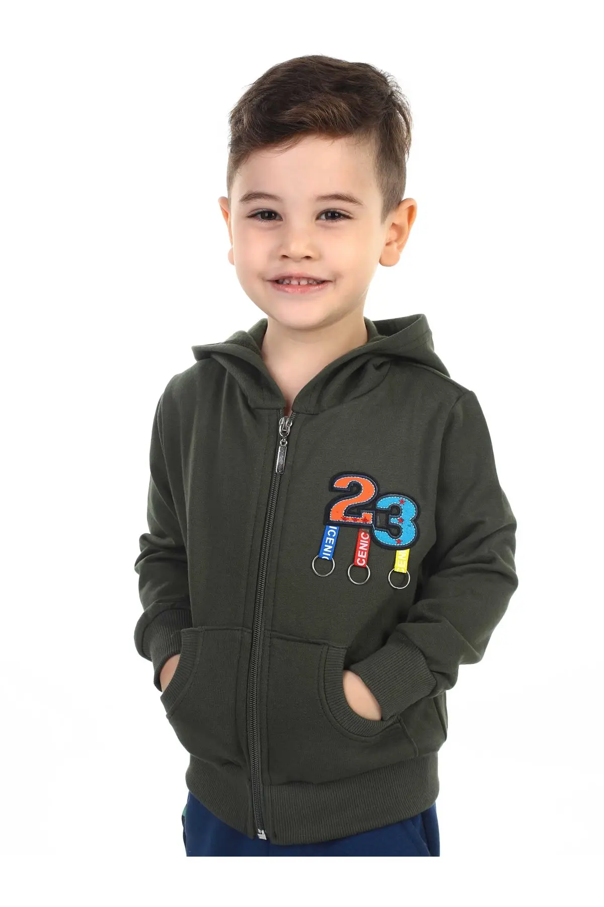 Сезонная Детская куртка цвета хаки для мальчиков|Свитера| |