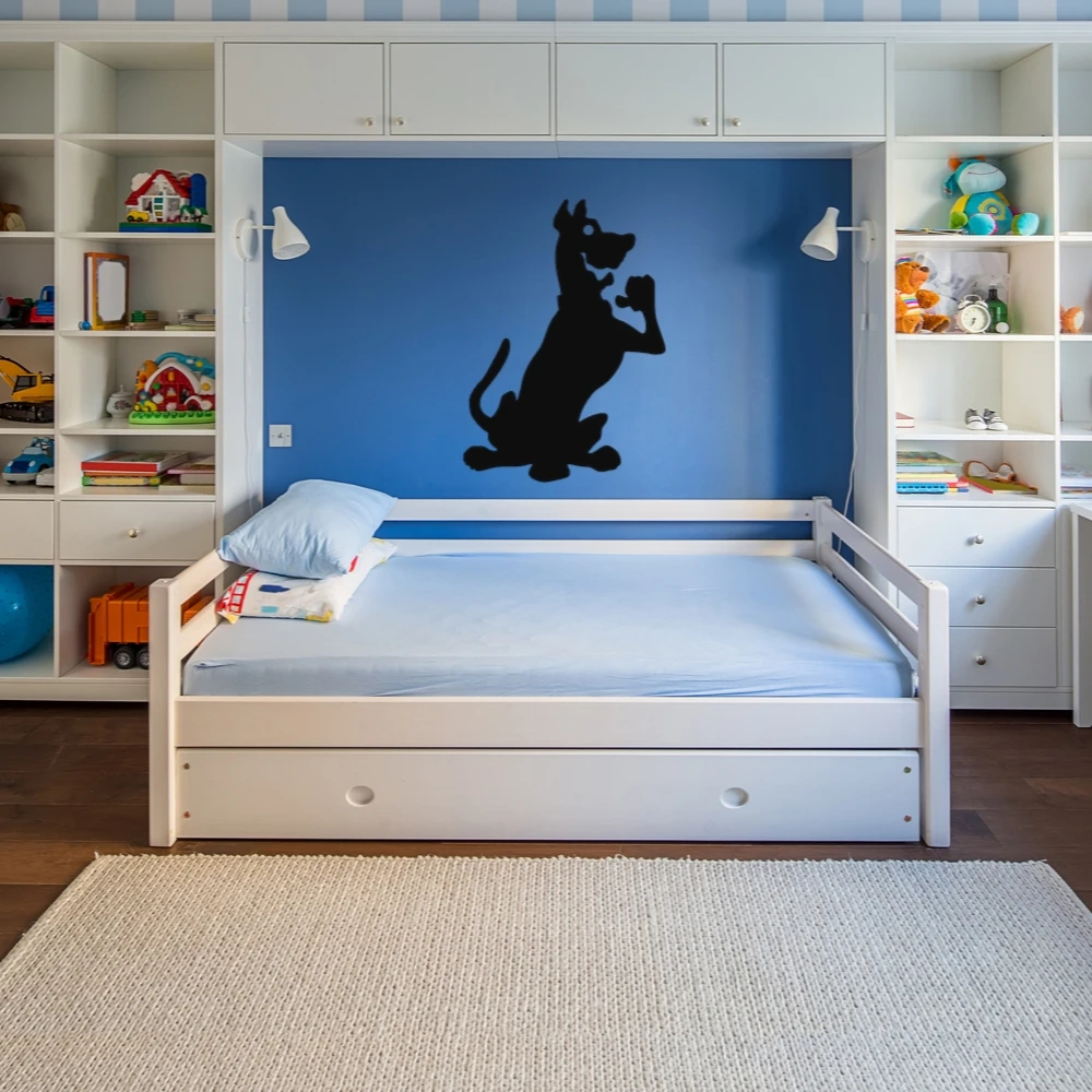 Ковбойский но Забавный собачий настенный стикер наклейка мультяшный домашнее