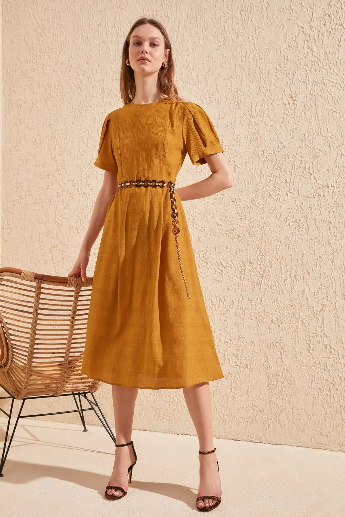 Платье с длинными рукавами TWOSS20EL0192 | Женская одежда