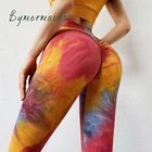 Женские леггинсы для фитнеса bymermслус принтом, новинка 2022, штаны для йоги с эффектом пуш-ап, спортивные брюки для спортзала