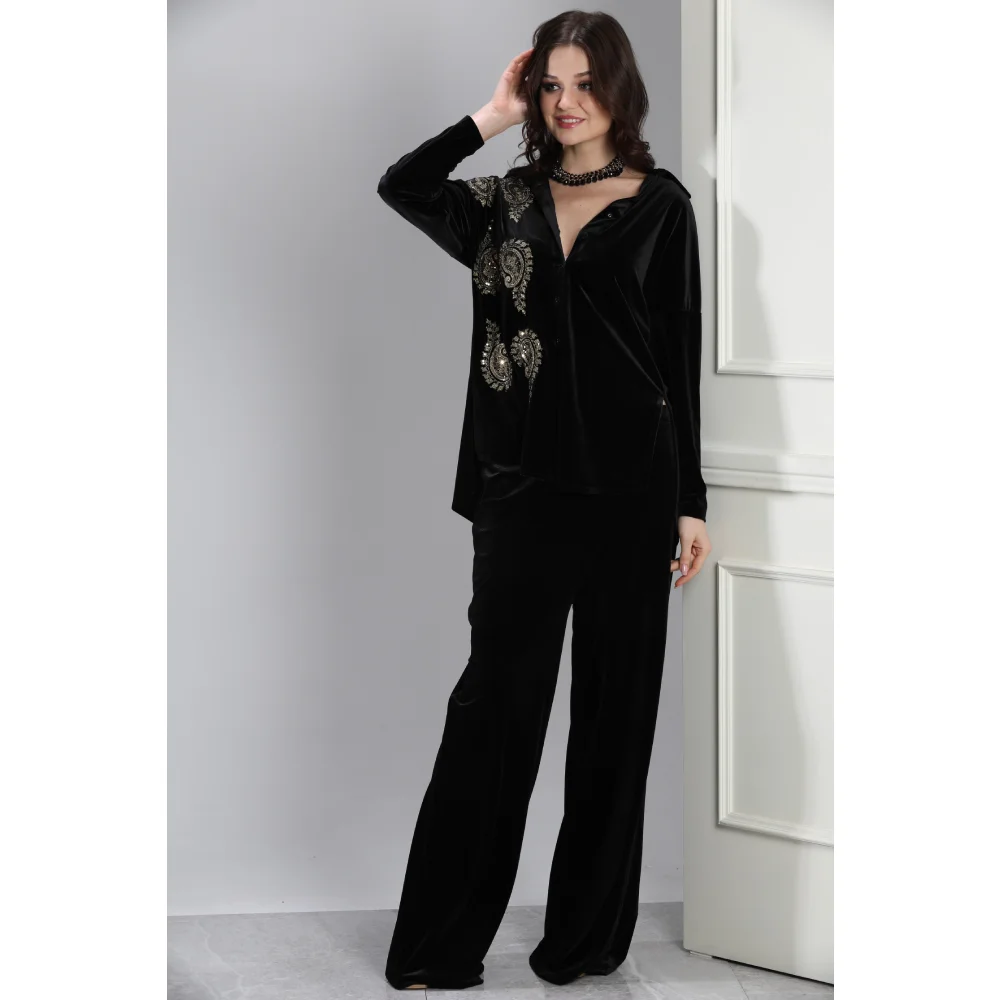 

Daffıc Velvet Set for Women