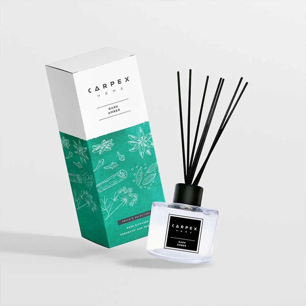 100 мл бамбуковый ароматизатор Carpex для дома и офиса темно-Янтарный Аромат | Дом сад