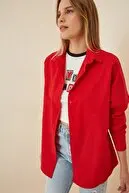 

Women's Oversize Long Basic Shirt Oversize, Long, Oval Cut, Comfortable Fit Shirt.