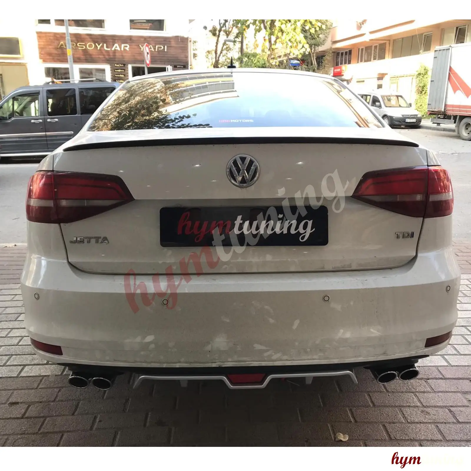 Спойлер для багажника VW Jetta MK6 универсальный скачок заднего крыла В гоночном