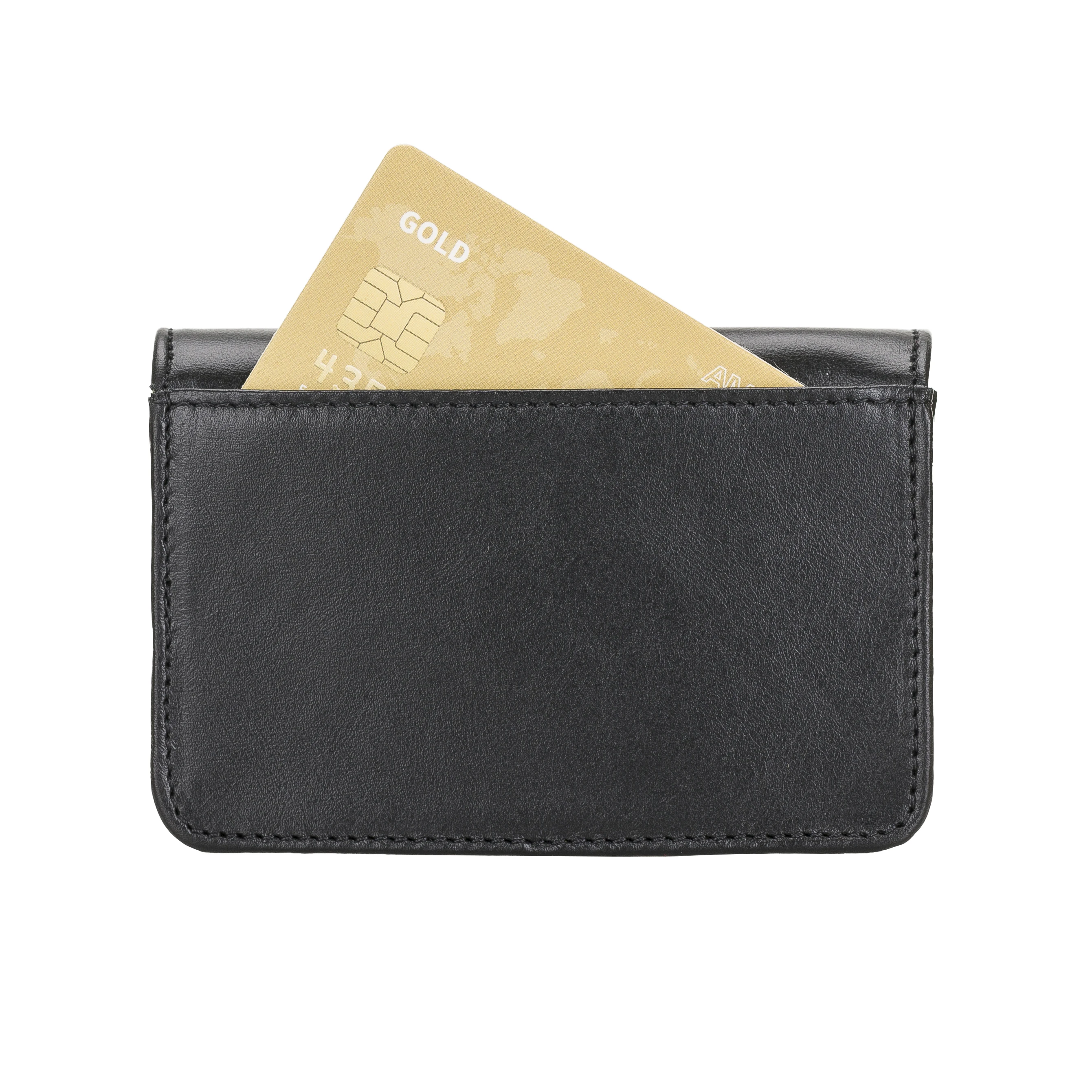 Handmade Genuine Leather Magnetic Closure Credit Card and ID Card Holder Elegant and Stylish Stores Up To 10 Cards Wallet