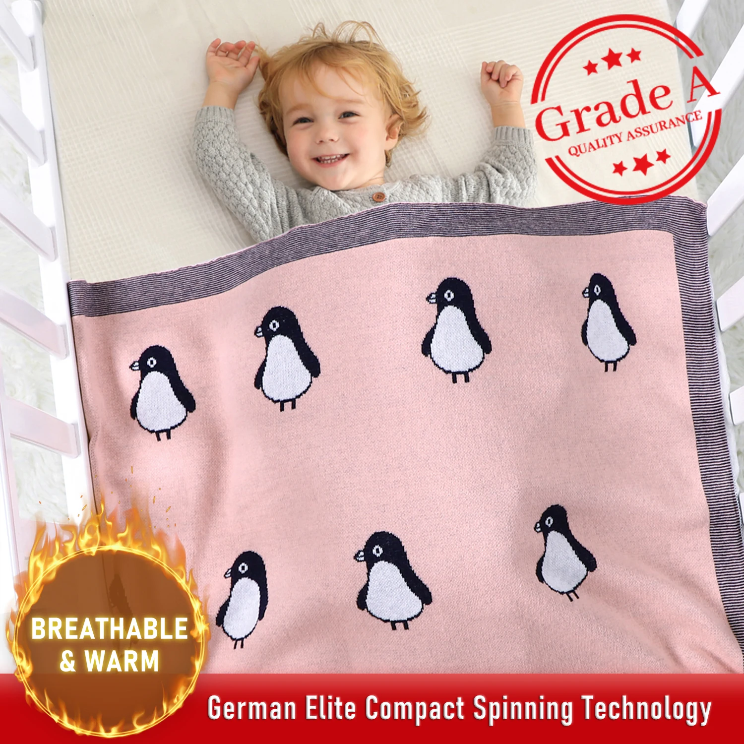 

Cotton Baby Blanket Bed Linen for Girls Boy Accessories Sleeping Bags Covers Towel Set Diaper Photography Mat Custom Decorative