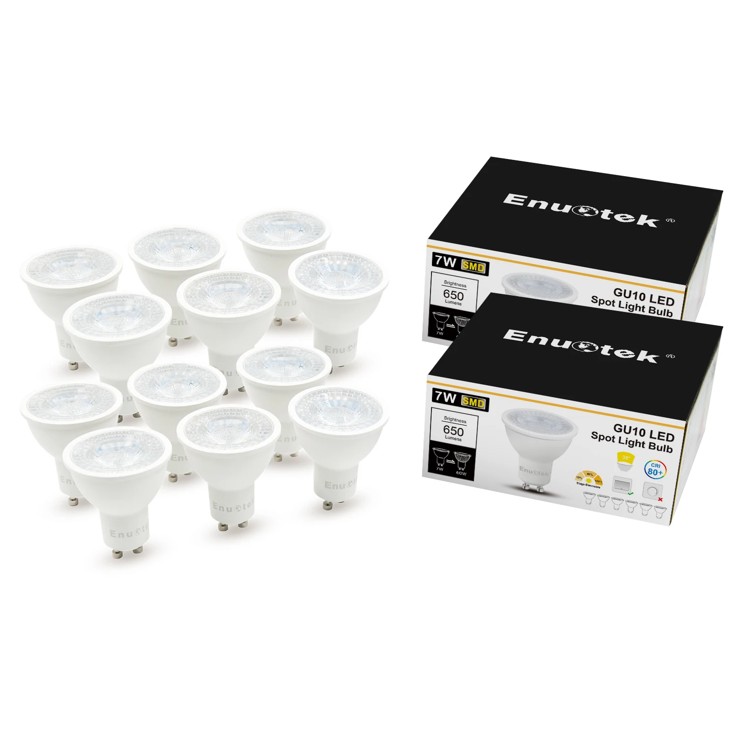 Gu10 led 3 шаг этап затемнения Холодный белый энергосбережения 7 Вт Трек вниз