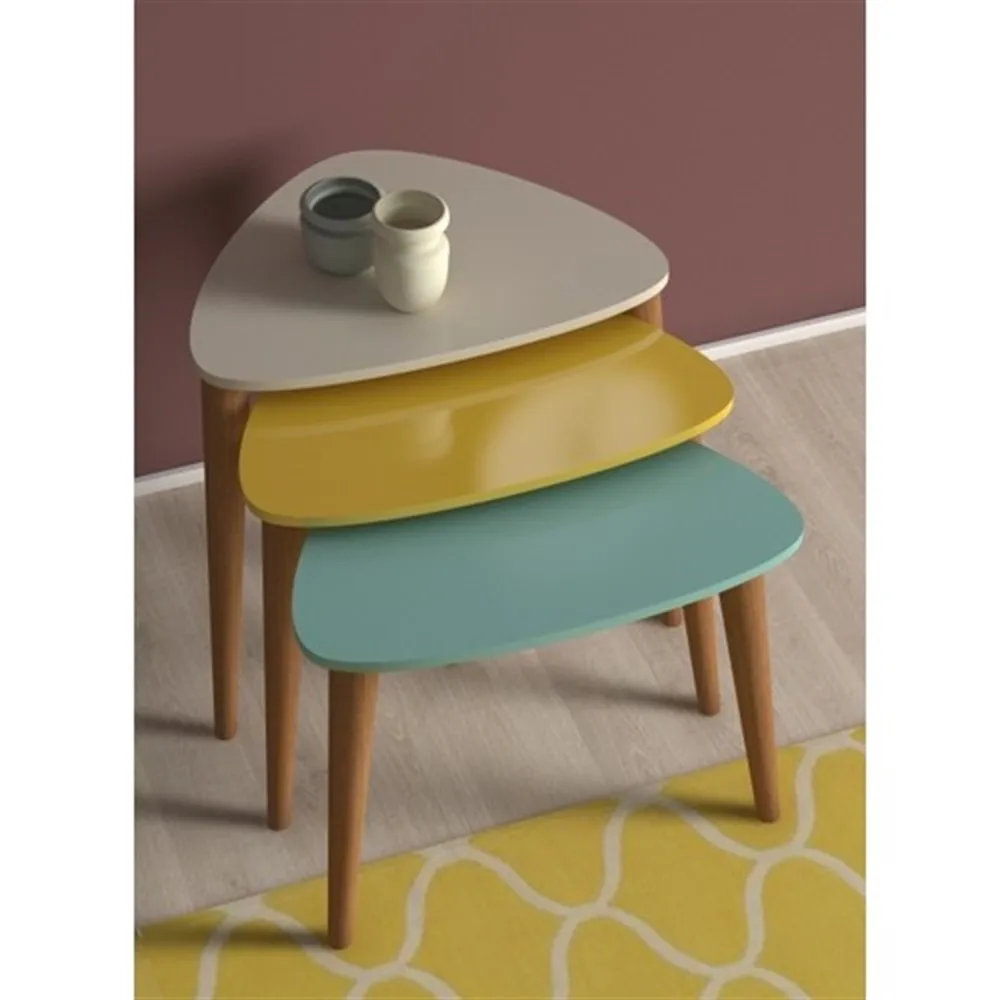 Кофейные столики из 3 предметов Сделано в Турции современные практичные прочные