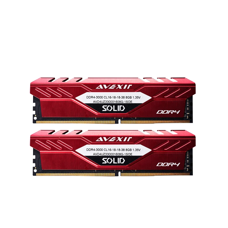AVEXIR Soild series DDR4 8 Гб 16 2666 МГц 3000 3200 RGB ОЗУ для игрового настольного ПК dimm оперативная