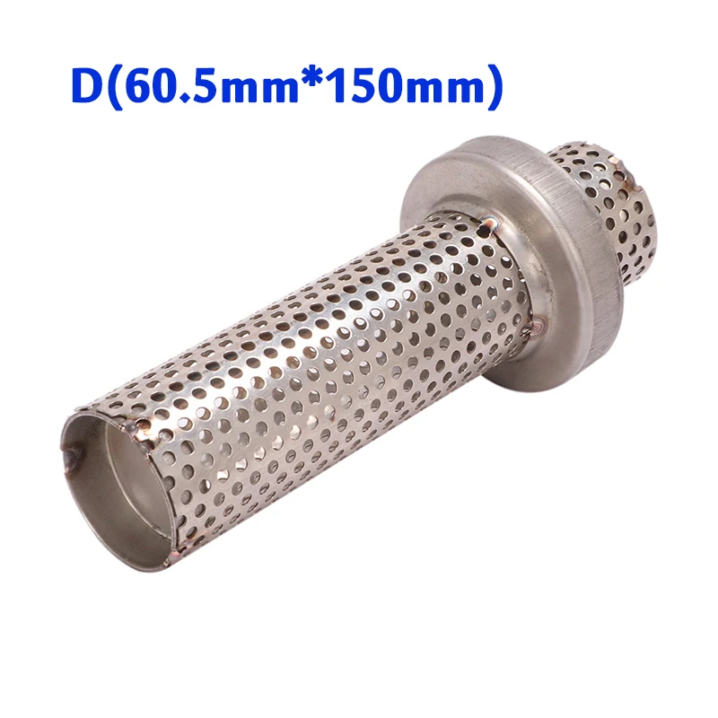 Универсальный выхлопной глушитель съемный с глушителем 51 мм 60 из нержавеющей