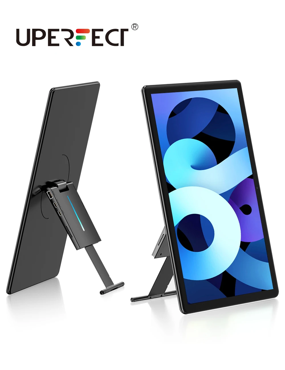 Новый портативный монитор UPERFECT y с сенсорным экраном FHD 1080P, второй дисплей для ноутбука, ПК, XBOX, PS4, Samsung, DEX, HUAWEI, USB 3,1 - изображение
