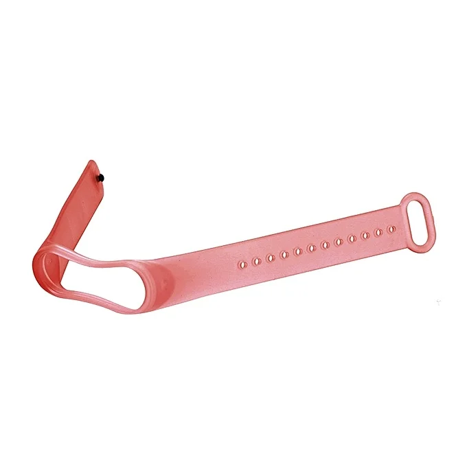 Ремешок для Mi Band 3/4 transparent silicone loop красный|Смарт-аксессуары| |