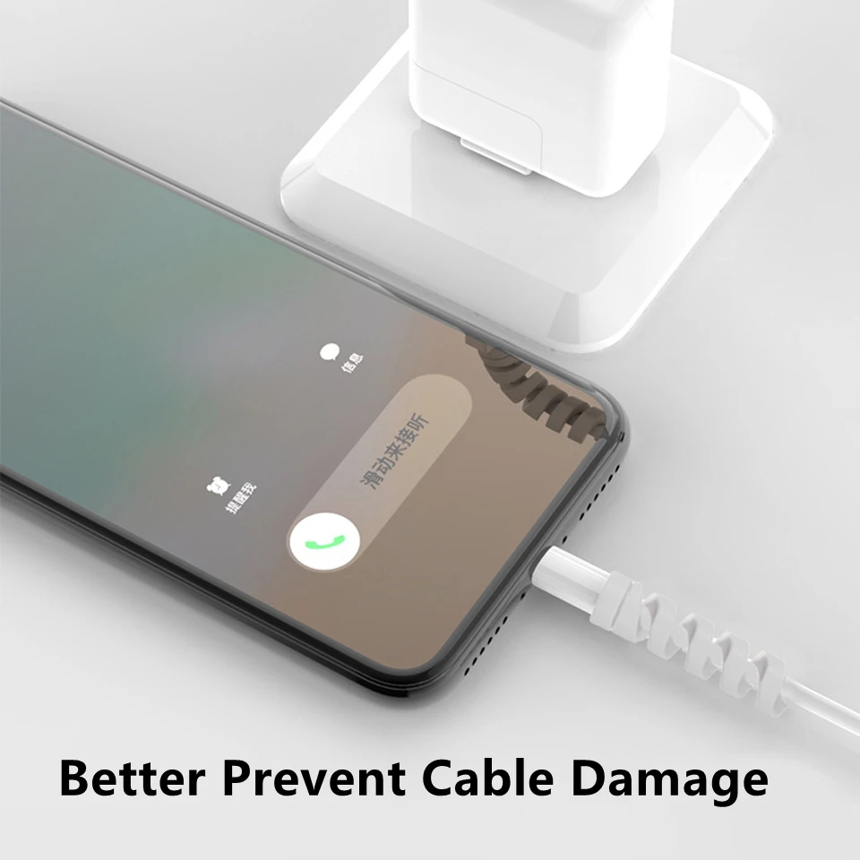 VBNBV 10 шт. устройство для подзарядки USB кабеля и передачи данных протектор провода