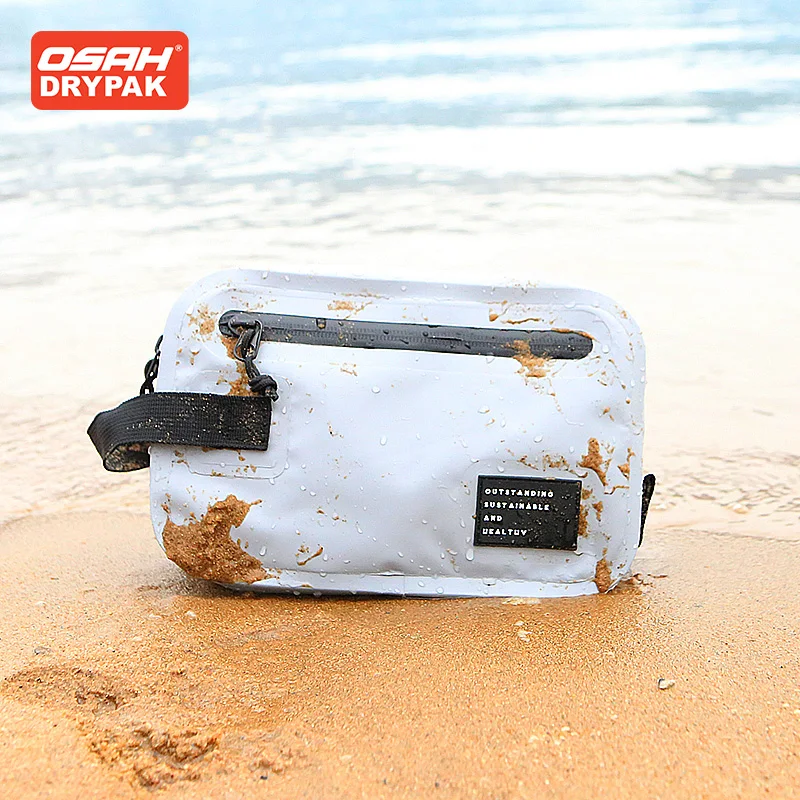 

OSAH 2L Cosmetic Bag Workout Pack Toiletry Kit Anti-Dirt PVC Waterproof Beach Swimming Minimalism Bag Camping Travel Sport Women