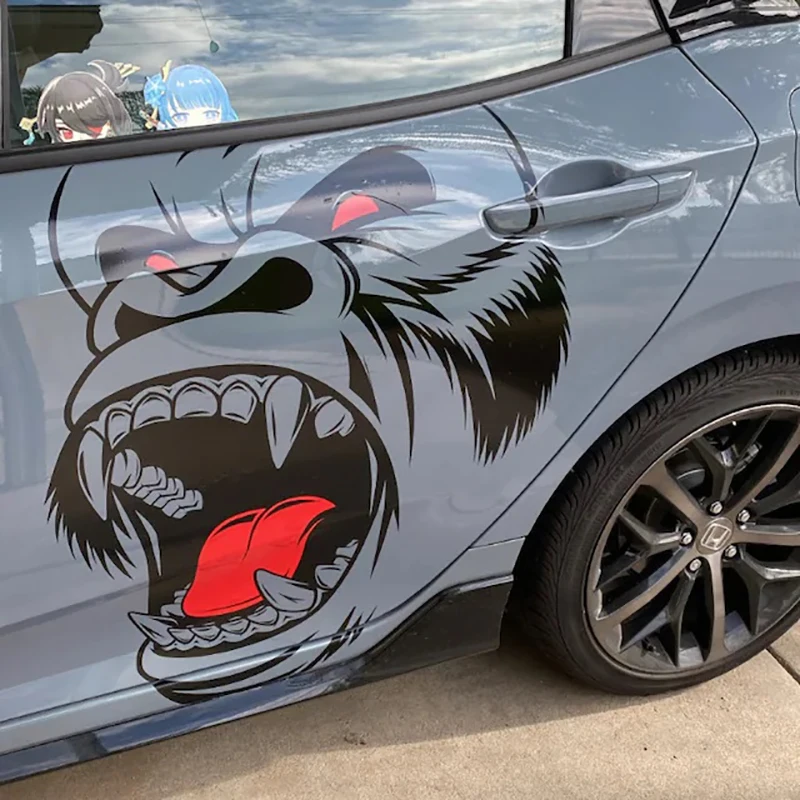 

Cool Angry Gorilla Kong Car Graphic Stickers,Fashion Car Side Door Vinyl Decals Car Door Hood Side Bed Pickup SUV Sticker